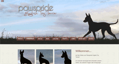 Desktop Screenshot of pawspride.com